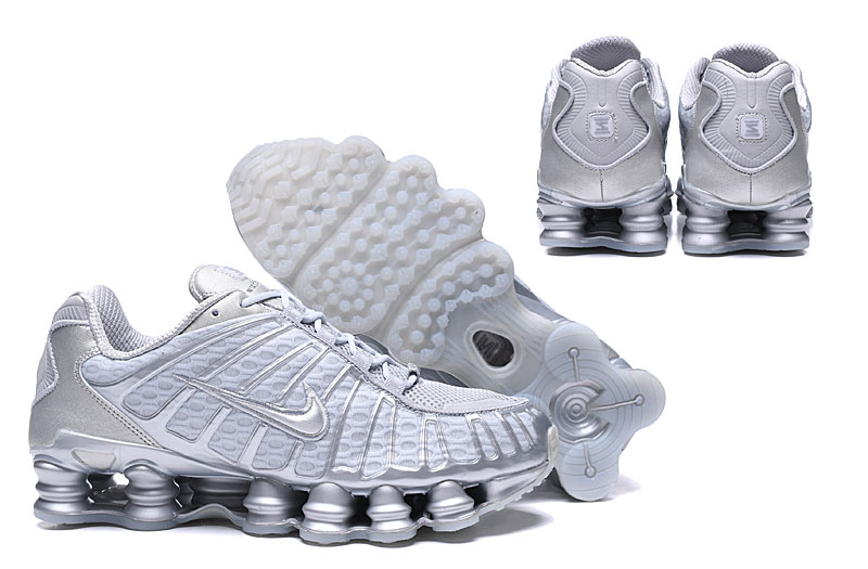 Nike Shox TL 2038 Silver Grey Shoes - Click Image to Close